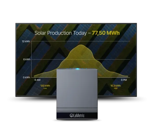 LaMetric EDGE BOX with SOLAR GLANCE